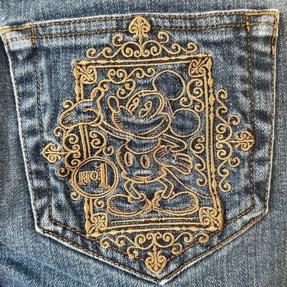Disney Parks Mickey Mouse Embroidered Bootcut Jean - Picture 4 of 16